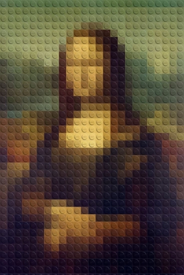 Mona Lisa Lego